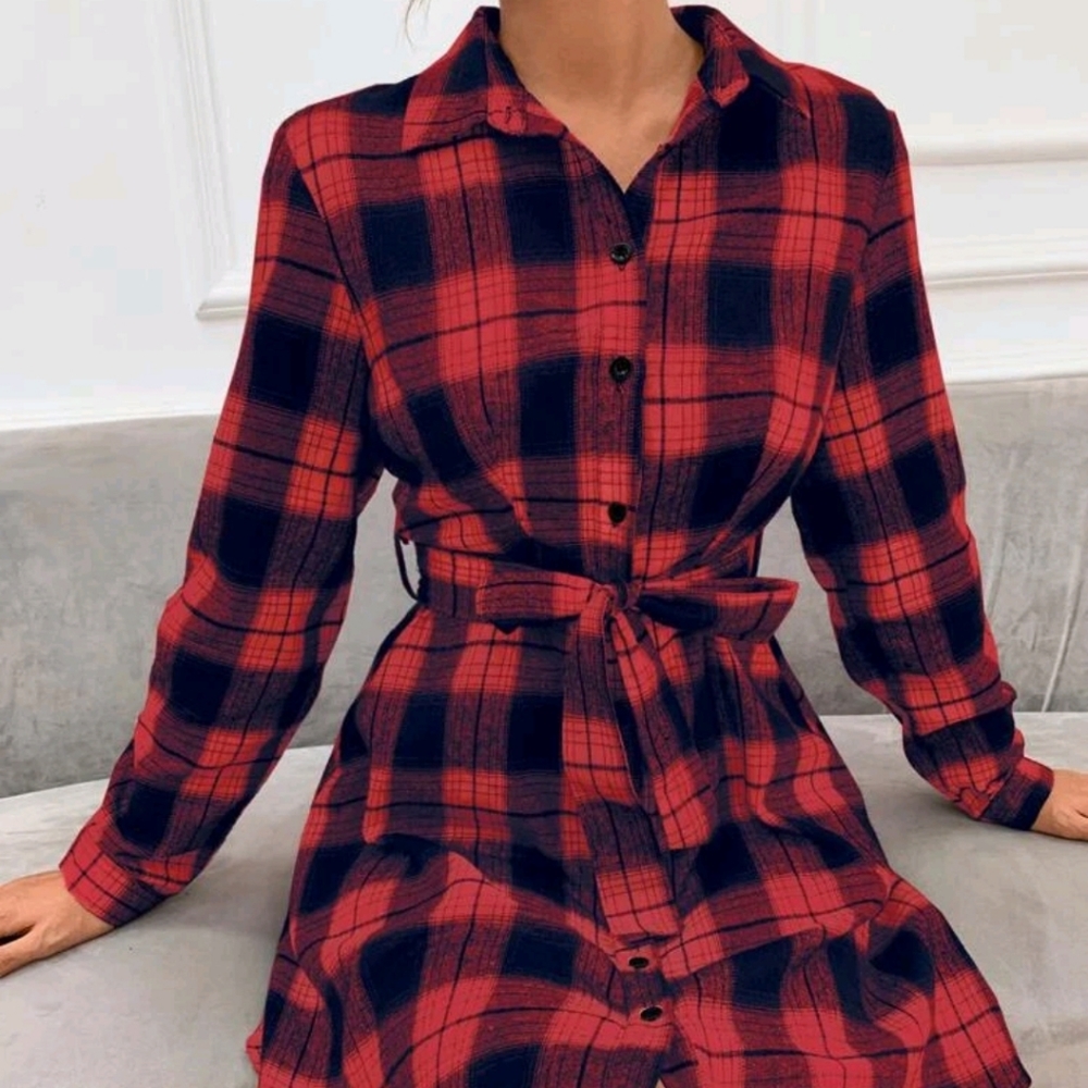 Plaid Dress